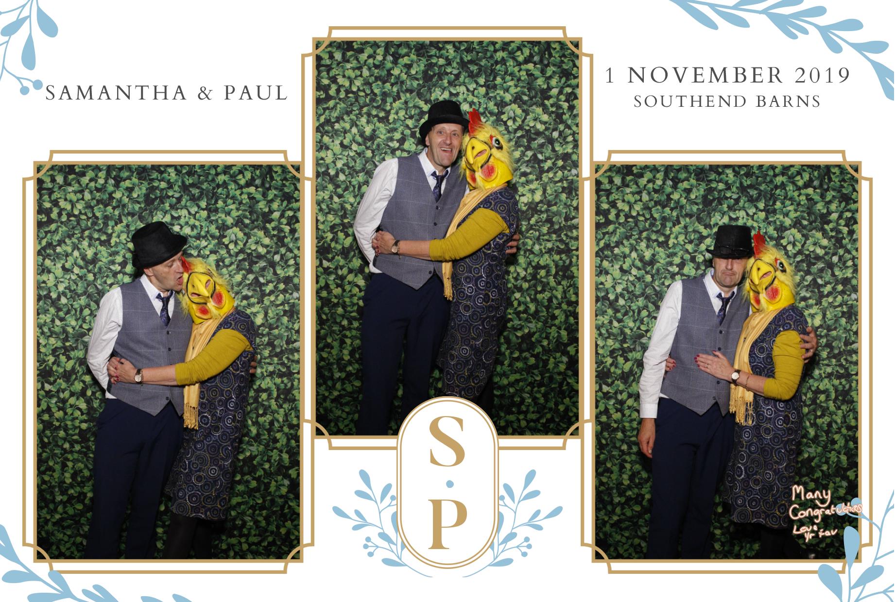 Paul and Samantha's Wedding | View more photos from the event at gallery.myphotoboothexperience.co.uk/u/MyPhotoBoothExperienceLtd/Paul-and-Samanthas-Wedding